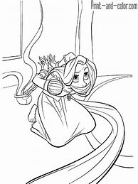 Image result for Rapunzel Black and White Coloring Pages