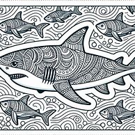 Image result for Bull Shark Coloring Page