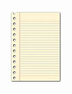 Image result for Yellow Notebook Paper