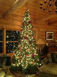 Image result for Log Cabin Christmas Tree with Family Tree