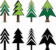 Image result for Pine Tree Silhouyette