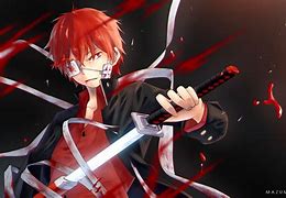 Image result for Black and Red Anime Boy Full Body