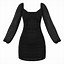 Image result for Black Bodycon Dress