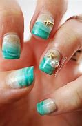 Image result for Ocean Blue Nails Simple