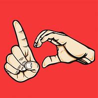 Image result for Letter Hand Sign Language