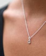 Image result for initial charm necklace silver