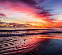 Image result for sunset with sun beach