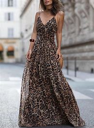 Image result for Leopard Print Dress