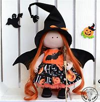 Image result for Halloween Witches Dolls