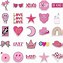 Image result for Preppy Pink Stickers