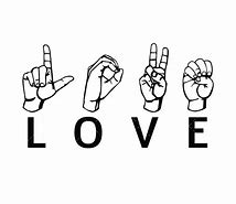 Image result for Sign Language Chest I Love You