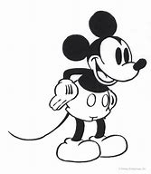 Image result for Mickey Mouse Original and Updated Sketch