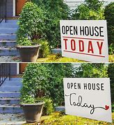 Image result for Corrugated Open House Signs