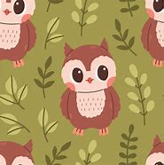 Image result for Fall Owl Pattern