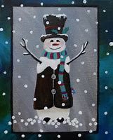 Image result for Let It Snow Painting