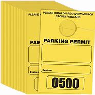 Image result for Parking Permit Required