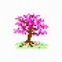 Image result for Pixel Cherry Blossom Tree