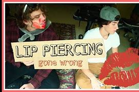 Image result for Lip Piercing Gone Wrong