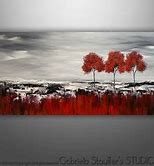 Image result for Black and White Tree Painting