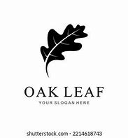 Image result for oak leaf silhouette vector