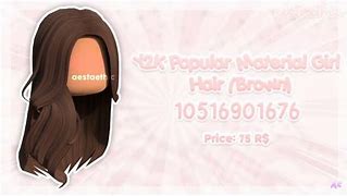 Image result for Roblox Brown Hair Extensions