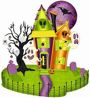 Image result for Halloween Haunted House Clip Art