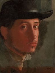 Image result for Degas Portrait of Manet