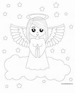 Image result for Printable Angel Coloring Pages for Adults