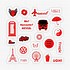 Image result for Print Stickers Red