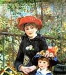 Image result for renoir two sisters on the terrace