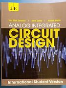 Image result for Analog Integrated Circuit Design