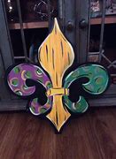 Image result for Mardi Gras Fleur De Lis Decorations