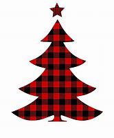 Image result for Christmas Tree with Buffalo Plaid Ribbon