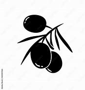 Image result for Simple Black Olive Branch