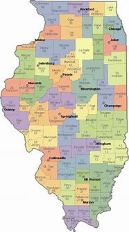 Image result for Zip Code Map of Illinois