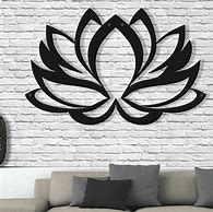 Image result for 3D Metal Flower Wall Decor