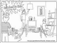 Image result for Electrical Safety Coloring Pages