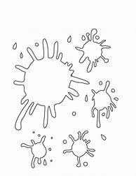 Image result for Paint Splatter Coloring Page