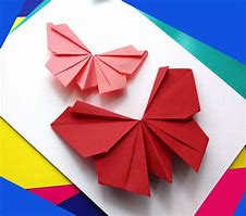 Image result for Origami Butterfly Corner Bookmarks