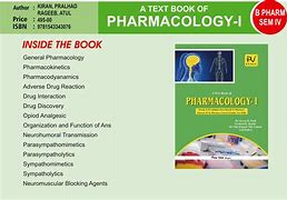 Image result for Pharmacology