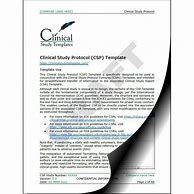 Image result for Clinical Trial Protocol Template