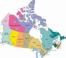 Image result for Map Canada a Colorier