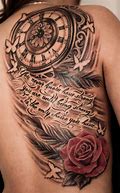 Image result for Birth Clock Tattoo