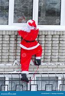 Image result for Santa Claus Climbing Window