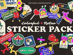 Image result for Retro Vinyl Stickers