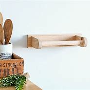 Image result for Wooden Paper Towel Holder