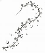 Image result for Flower Vine Tattoo Sketches