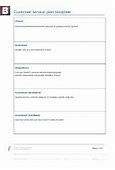 Image result for Service Management Plan Template