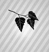 Image result for Birch Leaf Silhouette