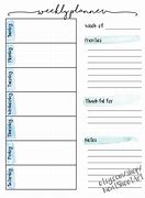 Image result for Monthly/Weekly Planner Template